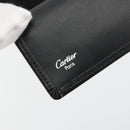 CARTIER Pasha Six Hooks Key Case Leather Black Silver Auth am11724V-19