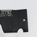 CARTIER Pasha Six Hooks Key Case Leather Black Silver Auth am11724V-21