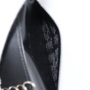 CARTIER Pasha Six Hooks Key Case Leather Black Silver Auth am11724V-25