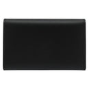 CARTIER Pasha Six Hooks Key Case Leather Black Silver Auth am11724V-2