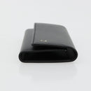 CARTIER Pasha Six Hooks Key Case Leather Black Silver Auth am11724V-3
