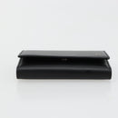 CARTIER Pasha Six Hooks Key Case Leather Black Silver Auth am11724V-6