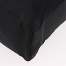 PRADA Chain Tote Bag Nylon Black Gold Auth am11728A-10