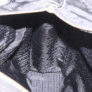 PRADA Chain Tote Bag Nylon Black Gold Auth am11728A-18