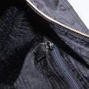 PRADA Chain Tote Bag Nylon Black Gold Auth am11728A-20