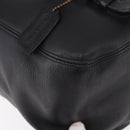 Coach Old Shoulder Bag Leather Black Gold Auth am11729A-13