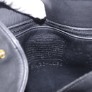 Coach Old Shoulder Bag Leather Black Gold Auth am11729A-17