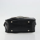 Vivienne Westwood Chain Tote Bag Leather Black Silver Auth am11730V-5