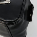Vivienne Westwood Chain Tote Bag Leather Black Silver Auth am11730V-10