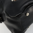 Vivienne Westwood Chain Tote Bag Leather Black Silver Auth am11730V-14