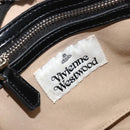 Vivienne Westwood Chain Tote Bag Leather Black Silver Auth am11730V-17
