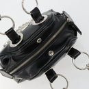 Vivienne Westwood Chain Tote Bag Leather Black Silver Auth am11730V-7