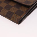 LOUIS VUITTON Damier Ebene Portefeuille Elise Wallet N61654 LV Auth am11731A-16