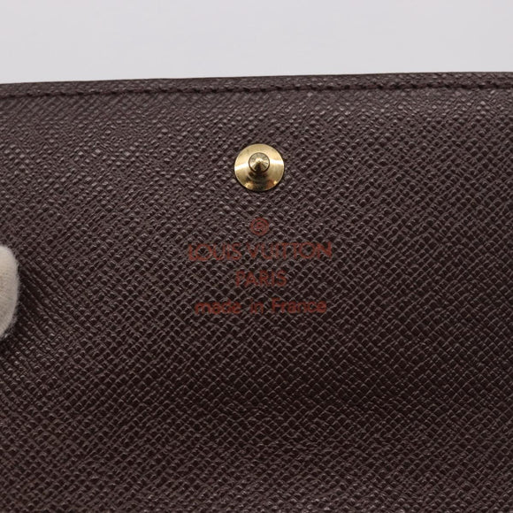 LOUIS VUITTON Damier Ebene Portefeuille Elise Wallet N61654 LV Auth am11731A