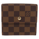 LOUIS VUITTON Damier Ebene Portefeuille Elise Wallet N61654 LV Auth am11731A-13