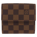 LOUIS VUITTON Damier Ebene Portefeuille Elise Wallet N61654 LV Auth am11731A-2