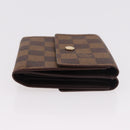 LOUIS VUITTON Damier Ebene Portefeuille Elise Wallet N61654 LV Auth am11731A-3