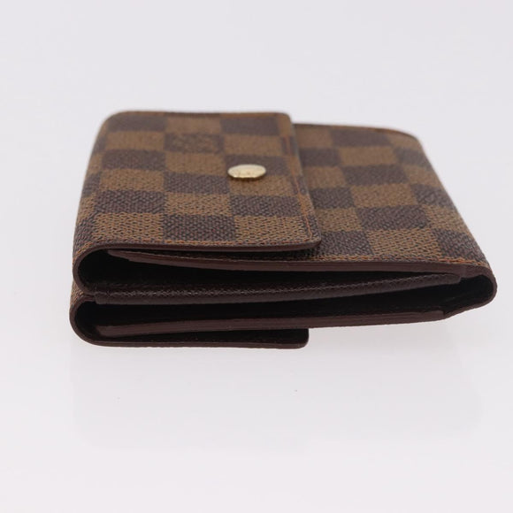 LOUIS VUITTON Damier Ebene Portefeuille Elise Wallet N61654 LV Auth am11731A