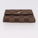LOUIS VUITTON Damier Ebene Portefeuille Elise Wallet N61654 LV Auth am11731A-6