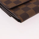 LOUIS VUITTON Damier Ebene Portefeuille Elise Wallet N61654 LV Auth am11731A-7