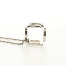 Salvatore Ferragamo Gancini Necklace metal Silver Auth am11734V-13