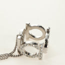 Salvatore Ferragamo Gancini Necklace metal Silver Auth am11734V-16
