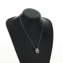 Salvatore Ferragamo Gancini Necklace metal Silver Auth am11734V-19