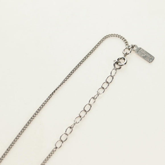 Salvatore Ferragamo Gancini Necklace metal Silver Auth am11734V