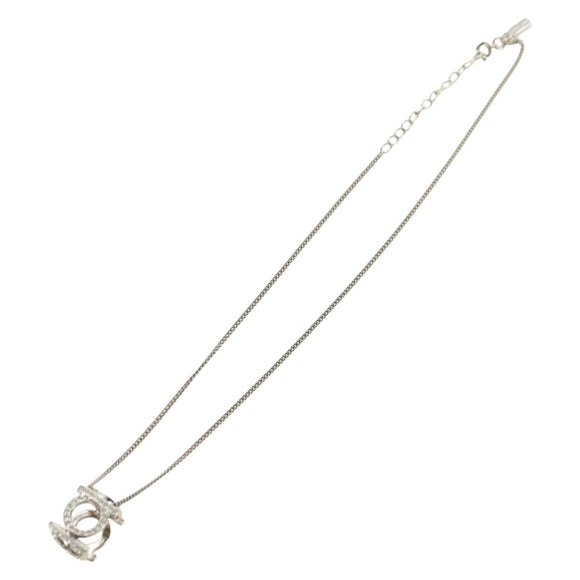 Salvatore Ferragamo Gancini Necklace metal Silver Auth am11734V