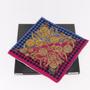 CELINE Handkerchief Cotton 2 Pieces Set Blue Pink Auth am11740A-10