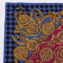 CELINE Handkerchief Cotton 2 Pieces Set Blue Pink Auth am11740A-2
