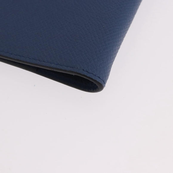 HERMES Agenda Vision II Day Planner Cover Leather Blue Auth am11742M