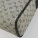 GUCCI Micro GG Supreme Umhängetasche PVC Marinegold 007 904 0014 Auth am11745-10