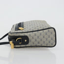 GUCCI Micro GG Supreme Umhängetasche PVC Marinegold 007 904 0014 Auth am11745-5