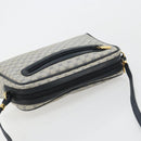 GUCCI Micro GG Supreme Umhängetasche PVC Marinegold 007 904 0014 Auth am11745-6