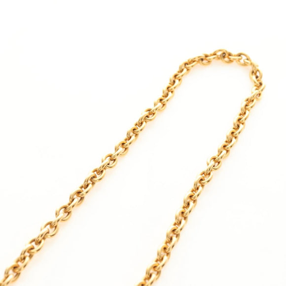 CHANEL CC Necklace metal Gold Tone CC Auth am11747SAM