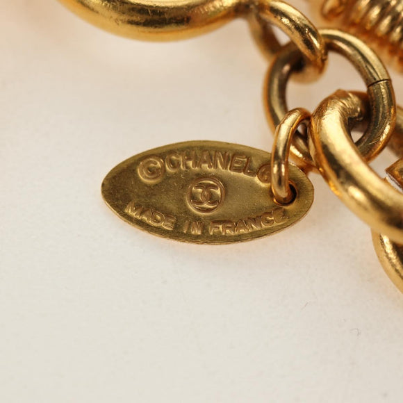CHANEL CC Necklace metal Gold Tone CC Auth am11747SAM