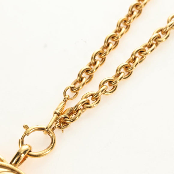 CHANEL CC Necklace metal Gold Tone CC Auth am11747SAM