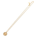 Christian Dior DIOR Logo Strass-Halskette Metall Gold Authentisch am11748V-2