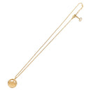 Christian Dior DIOR Logo Strass-Halskette Metall Gold Authentisch am11748V-7
