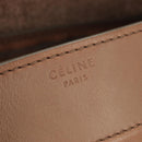 CELINE Luggage Phantom Hand Bag Leather Beige Gold Auth am11750A-17