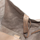CELINE Luggage Phantom Hand Bag Leather Beige Gold Auth am11750A-22