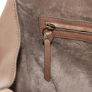 CELINE Luggage Phantom Hand Bag Leather Beige Gold Auth am11750A-23