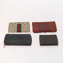 LOUIS VUITTON Gucci Chanel Hermes Jimmy Choo Wallet 8 Set Black Red Auth am11752-3
