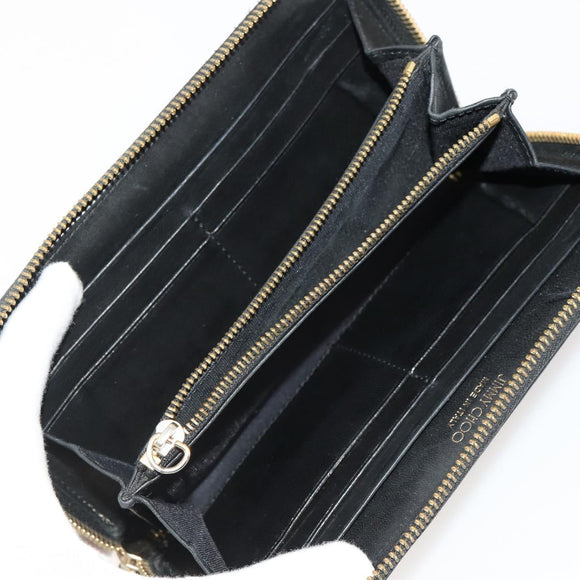 LOUIS VUITTON Gucci Chanel Hermes Jimmy Choo Wallet 8 Set Black Red Auth am11752