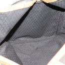 FENDI Pecan Canvas Boston Bag PVC Black Brown Auth am11753-21