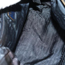 PRADA Chain Tote Bag Nylon 2 Set Navy Black Auth am11754-10
