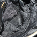 PRADA Chain Tote Bag Nylon 2 Set Navy Black Auth am11754-18