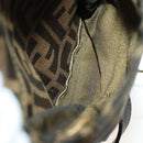 FENDI Zucca Canvas Backpack Brown Black Auth am11755-28