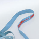 CHANEL New Travel line Hand Bag Canvas 2way Light Blue Silver CC Auth am11756-15